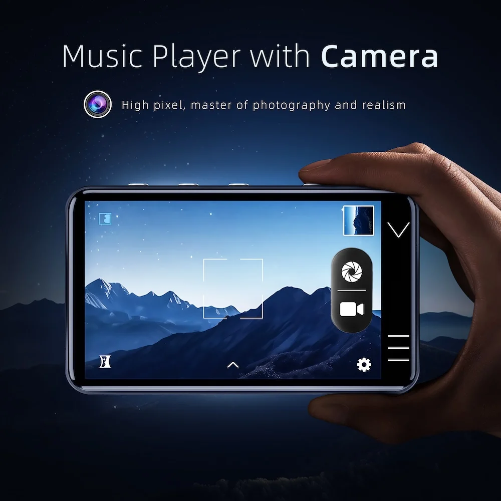 مشغل Hifi Walker G7 Pro 96GB Android 13 MP3، شاشة لمس كاملة 5.2 بوصة، كاميرا مزدوجة 5 ميجابكسل + 13 ميجابكسل، سبوتيفي، يوتيوب بورتابيل MP4 #2