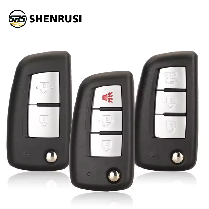 

SHENRUSI 2/3 Buttons Remote Key For Nissan Qashqai J11 Pulsar C13 Juke F15 X-Trail T32 Micra