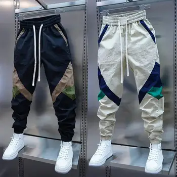 Cargobroeken voor heren Multipockets Stretch Joggers Kaki broek Man Harem Multi Pocket Katoen Harajuku Oversize Koreaanse stijl