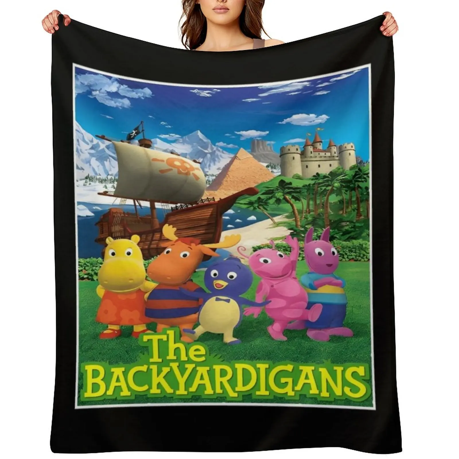 

the backyardigans Throw Blanket Heavy cosplay anime Cute Luxury Blankets