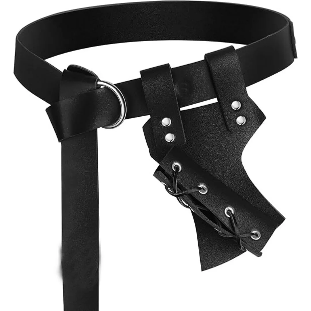 

UYEE Средневековая кобура для меча Ренессанс Средневековый рыцарь Кожаный ремень Меч-лягушка Регулируемая кобура для меча-лягушки с поясом