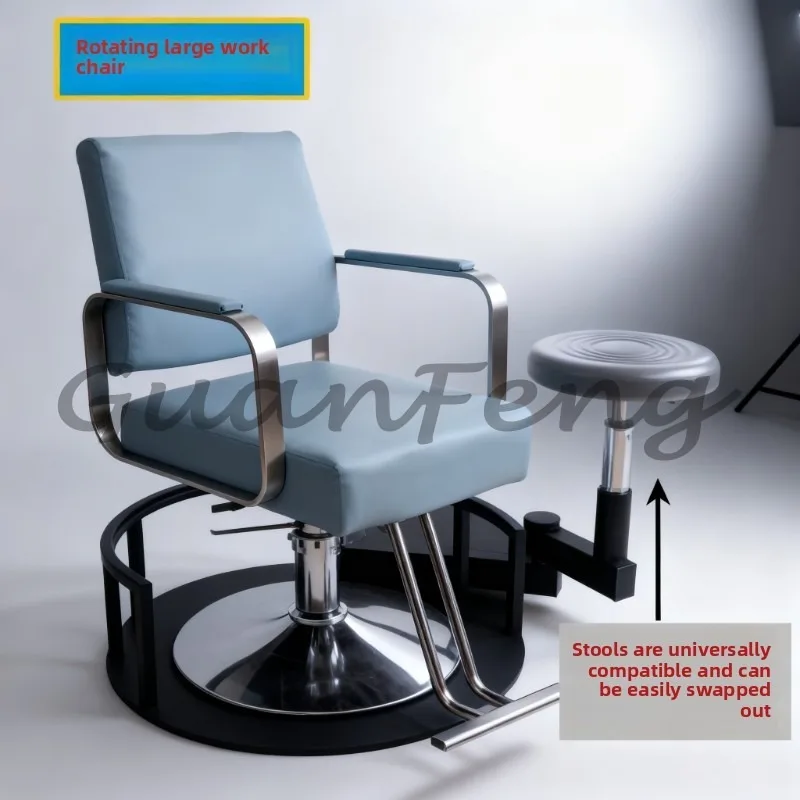 Rotary Integrated Haircut Workbench, Professional Hairdresser Special Workstation, Hairstyle Workbench