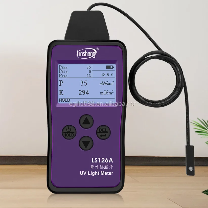 LS126A UV Light Meter UV Irradiance Meter For UV LED Light Source Of Curing Machine With Ultra-Small Probe Sensor