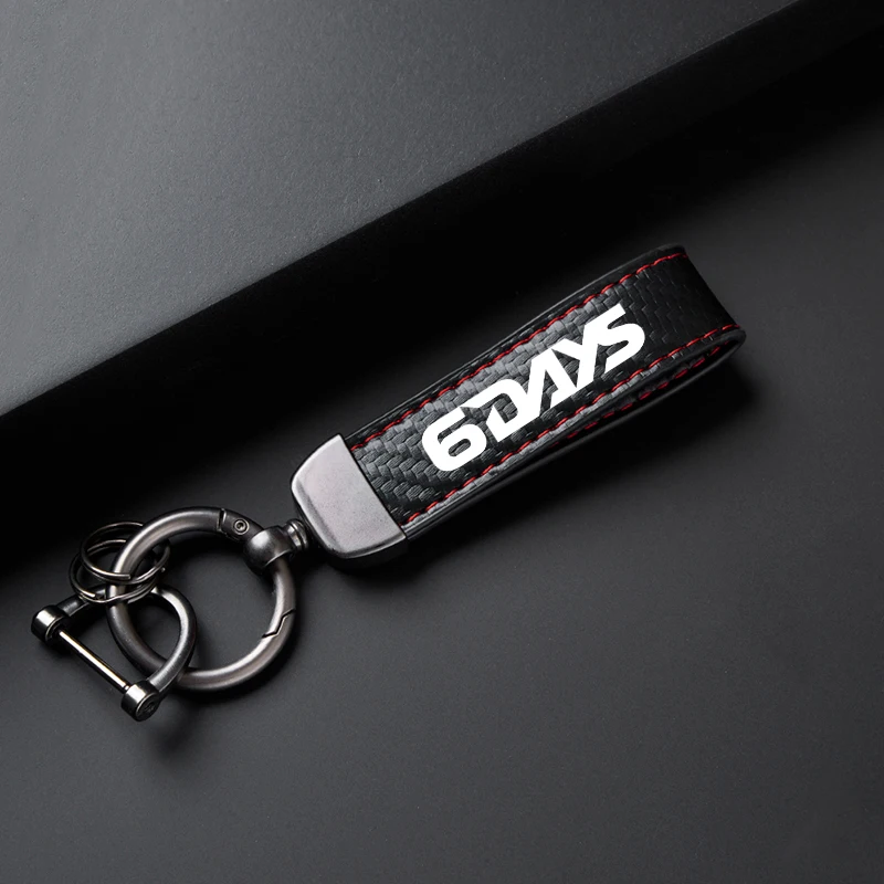 

Для KTM 6Days 250 300 450 500 EXC EXC-F XC-W Six Days: высококачественный кожаный брелок-держатель для ключей, аксессуары для мотоциклов