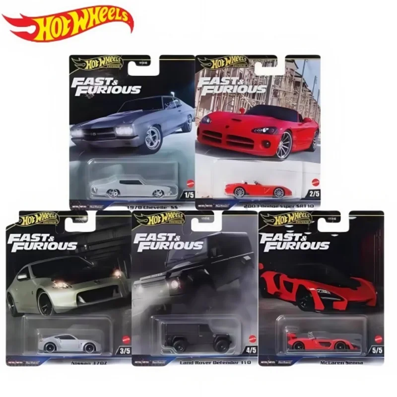 

In Stock Hot Wheels Fast And Furious Series 5pcs Cast Vehicle Premium Collectible Model Cars New Unopened In Stock