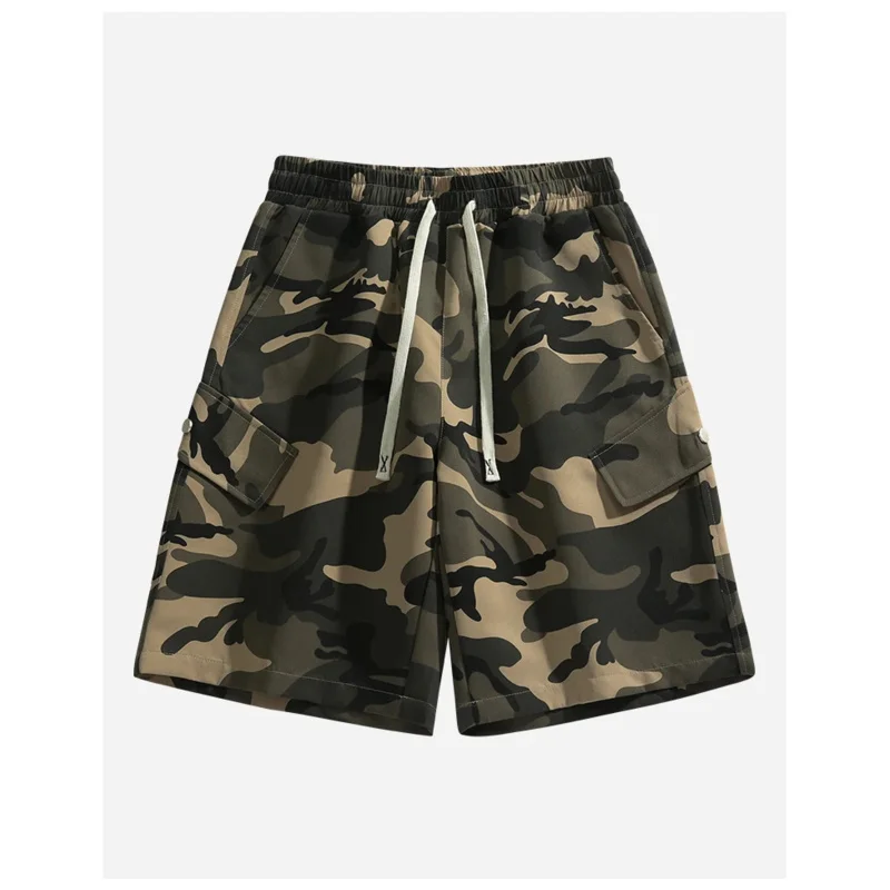 

Лето 2024, новые мужские спортивные шорты, повседневные уличные шорты в стиле хип-хоп для фитнеса, быстросохнущие дышащие мужские шорты из полиэстера