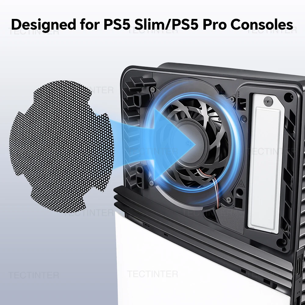 1/2/4Pcs Dust Filter for PS5 Slim & Pro Game Console Dustproof Protector Mesh Net Cover Faceplate for PlayStation 5 Accessories