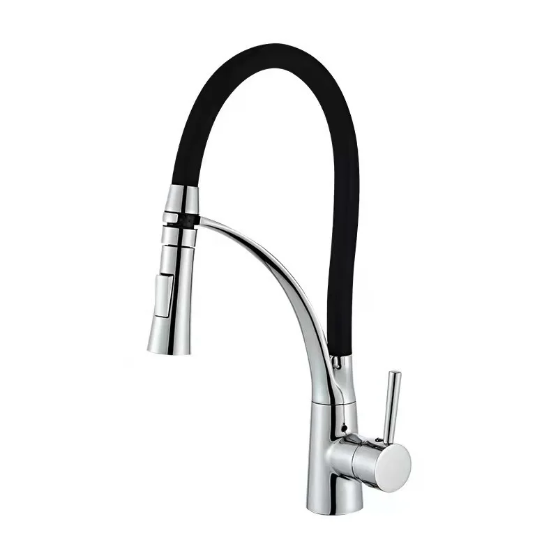 

Copper Kitchen Faucet, Hot and Cold Sink, Sink Dual-mode Water Outlet Faucet