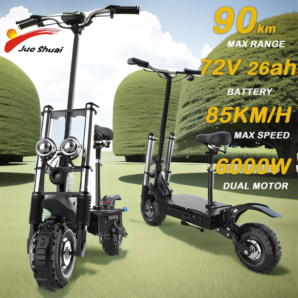 US EU CA STOCK Electric Scooter for Adults with Seat ,Foldable E-Scooter for Commuting, 220KG MAX LOAD Scooter Electric X60