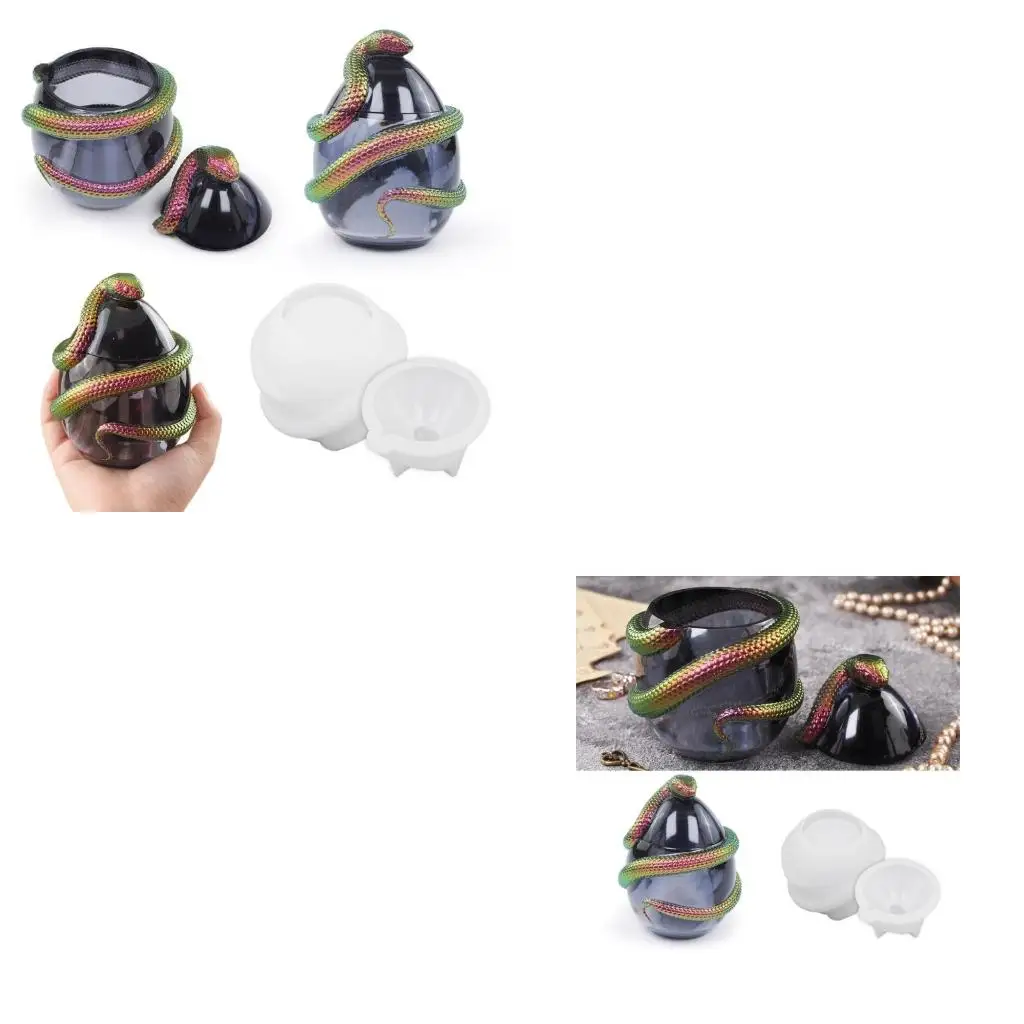  Flexible and Heat Resistant Mould for Resin Crafting Create Unique Snake Eggs Shapes for Art Supplies and Gifts
