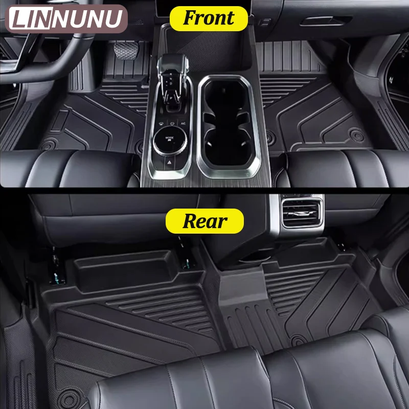 LINNUNU For jaecoo j7 fuel PHEV accessories 2025 2026 Car Floor Mats TPE material interior Protective cover chery explore 06 LHD