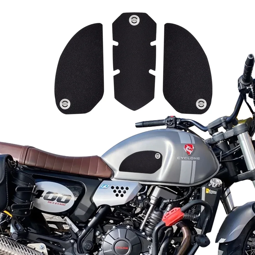 

Motorcycle Tank Pad Stickers For RE3 cyclone RE3(400) 2021 Rubber Scratch Resistant Protector Cover