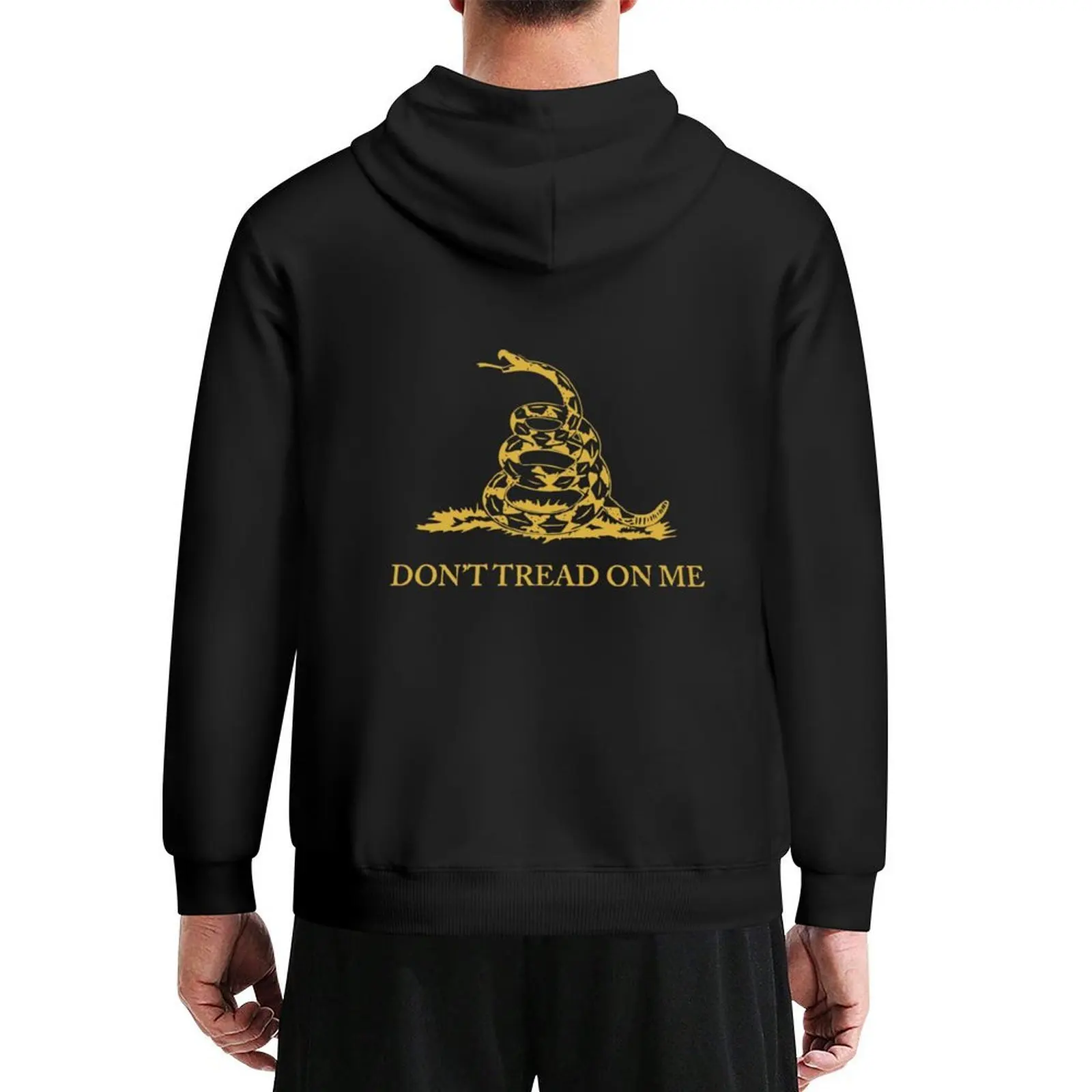 

Don't Tread On Me Gadsden Flag Hoodie autumn new products blouse male clothes mens clothes tracksuits