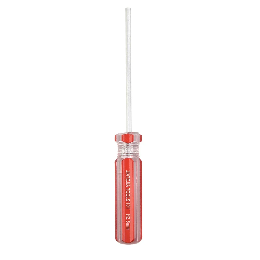 1pc 1.5mm-6mm Hexagon Screwdriver Set Flat Head Hex Magnetic Repair Home Hand Tool For Toys Model Furniture