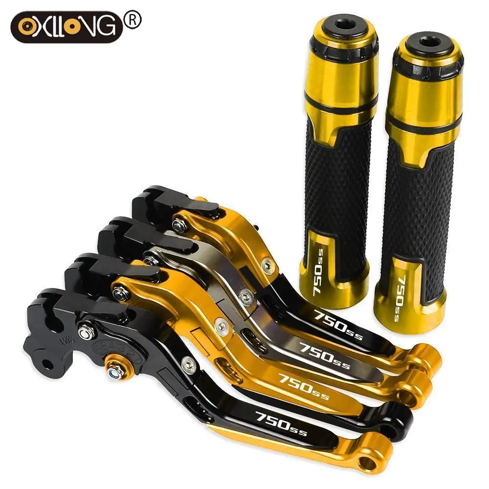 

Motorcycle Brakes Tie Rod Handbrake Brake Clutch Levers Handlebar Hand Grips ends 750SS FOR DUCATI 748 750SS 1999 2000 2001 2002