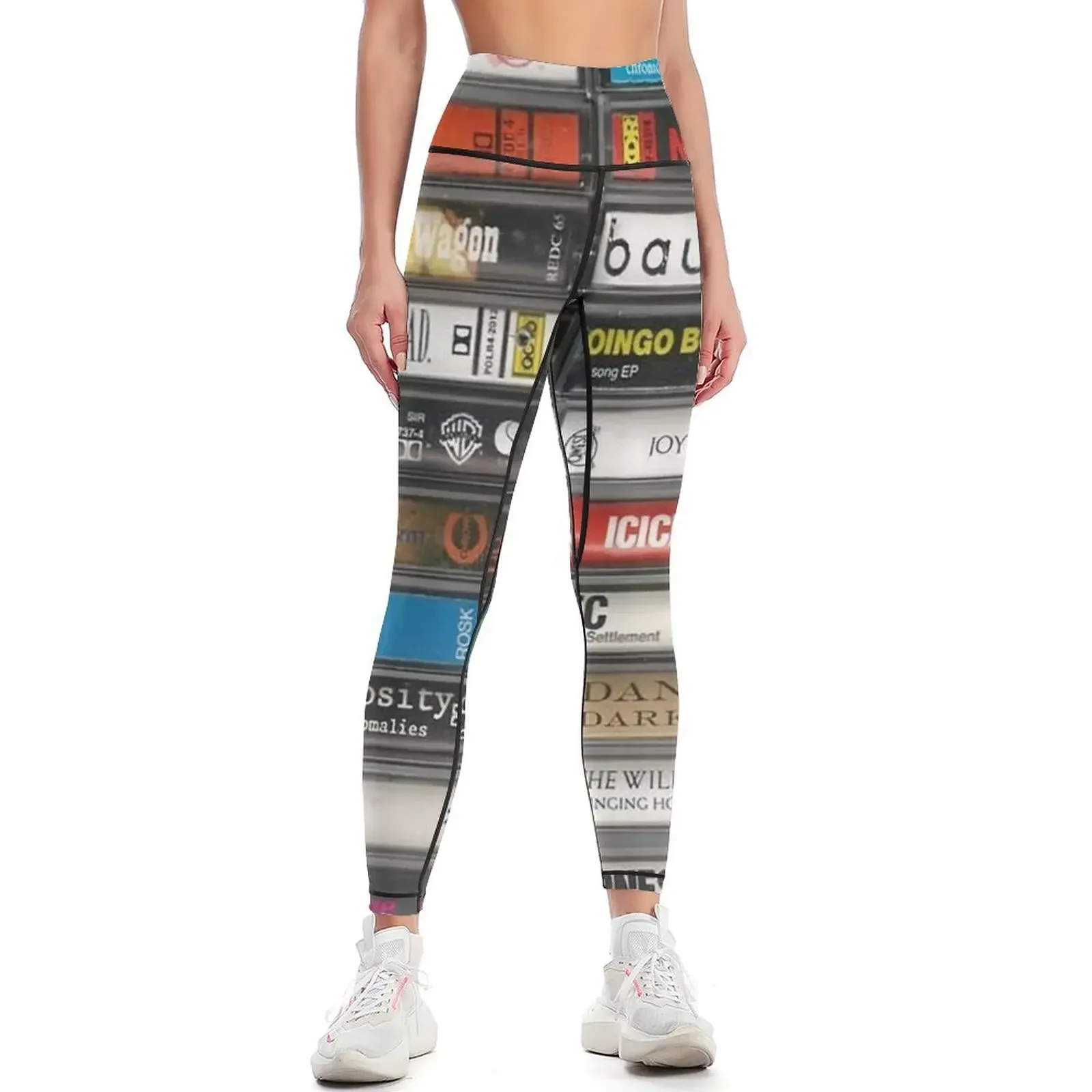 

Alternative 80's Cassette Tapes Leggings gym's clothing Tight fitting woman Clothing fitness Women's push up Womens Leggings