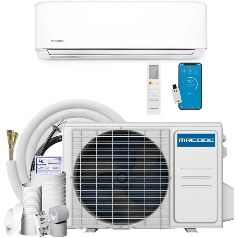 MrCool Easy Pro 24k BTU 18 SEER Ductless Heat Pump Split System - DIY Mini Split w/ 16ft Lineset