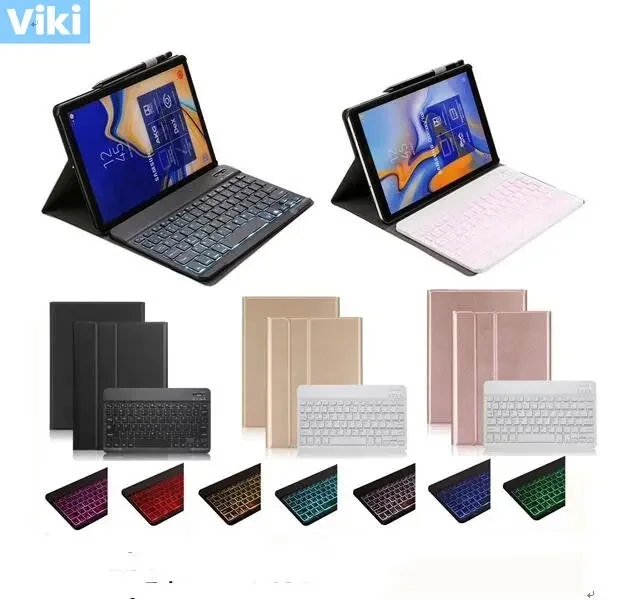 Magnetic Smart Cover Bluetooth Keyboard Case for Samsung Galaxy Tab S6 10.5 SM-T860 SM-T865 2019 10.5 Tablet Keyboard + Pen