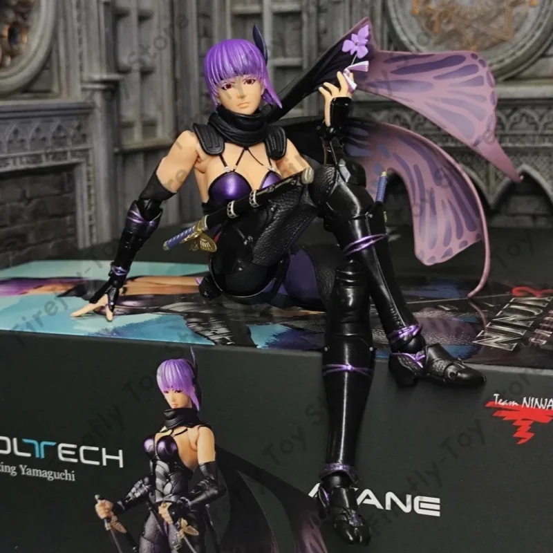 

IN STOCK Ninja Gaiden Kaiyodo Ayane Action Figure Dead or Alive Original Revoltech AMAZING YAMAGUCHI Collection Model Toys Gift