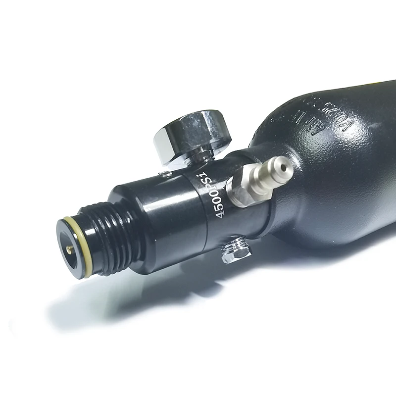 Imagem -06 - Tanque de ar Comprimido Garrafa Cilindro Co2 0.25l 0.35l 0.5l 30mpa 4500psi 300bar M18 1.5 com Saída do Regulador 800psi para 3000psi