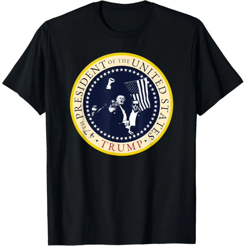 

Seal Trump 47th Presidential Inauguration Day US MAGA Vance T-Shirt Loose unisex style