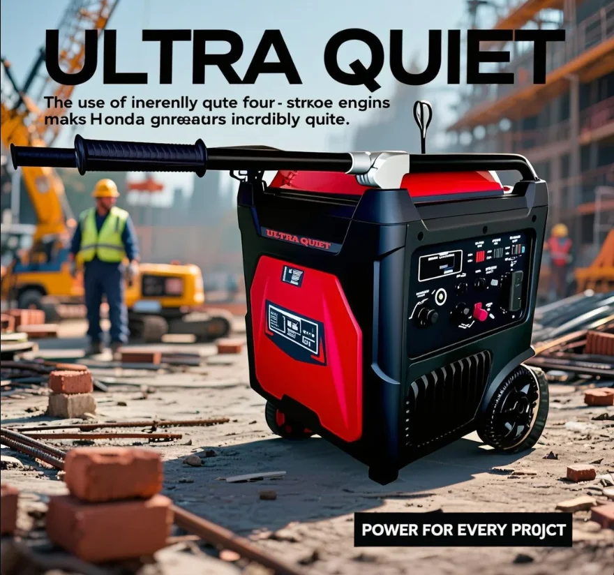 EU100i-LPG 10.0kW Petrol Portable Inverter Generator with Air-Cooled Engine 10L Fuel Tank Recoil Start 50/60Hz for Home Use
