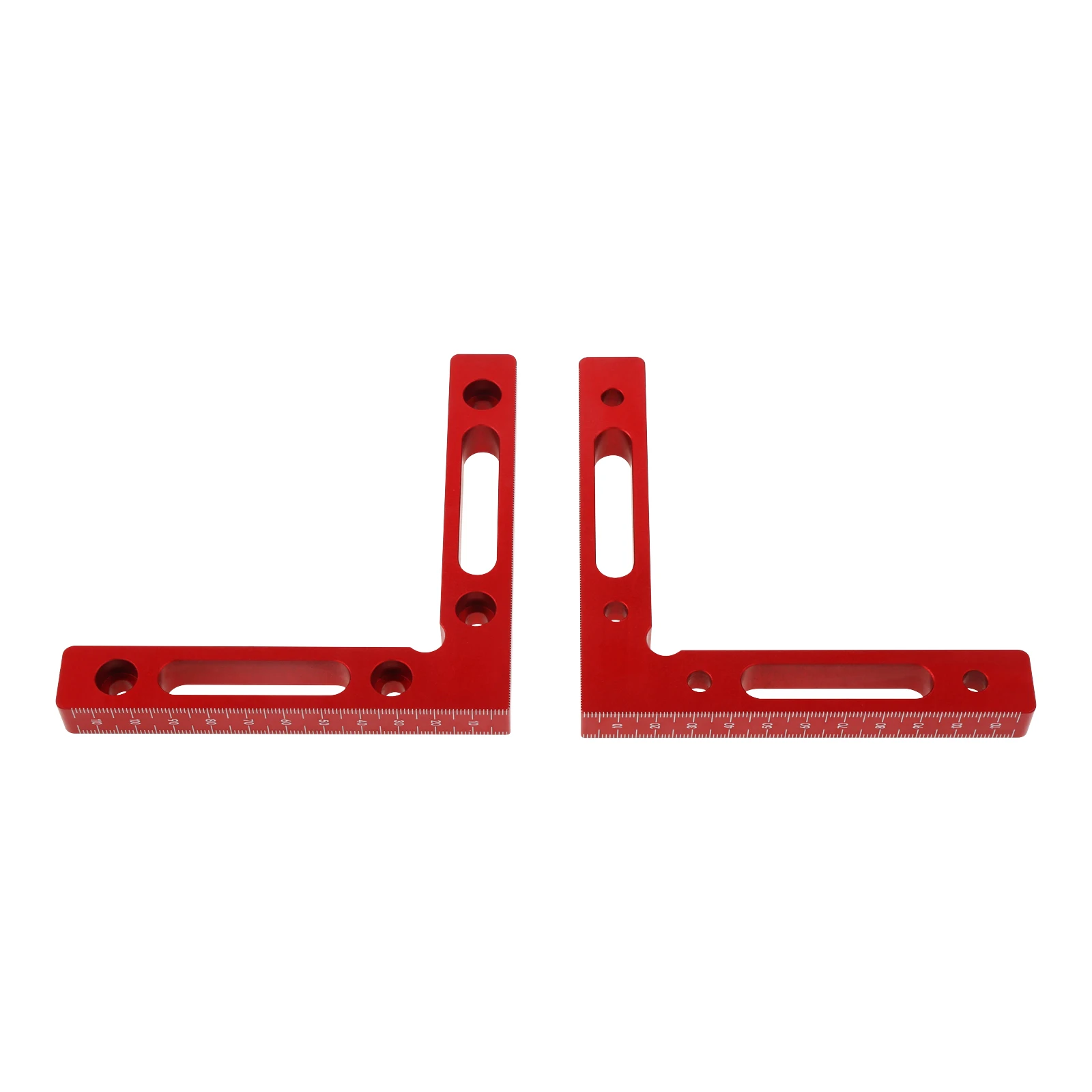 

2pcs Aluminum Alloy 90 Degree Positioning Squares L Shape Corner Clamp Woodworking Hand Tool Furniture Repaire