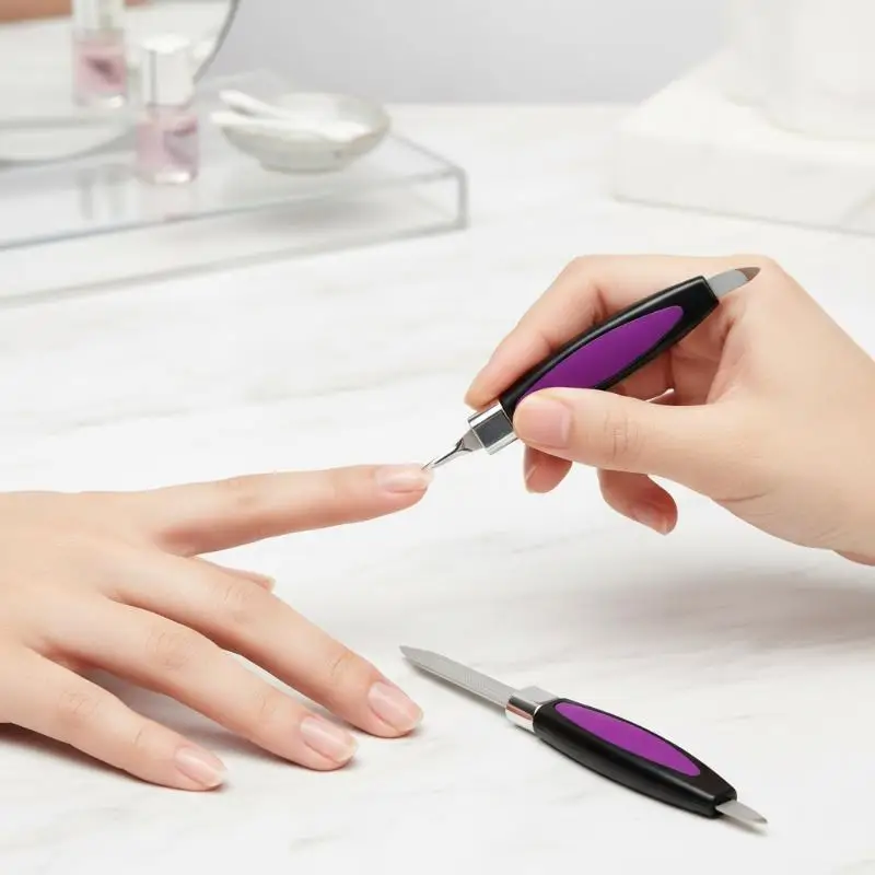 Manicure Care Kit with Nail Clipper Dead Skin Pusher Tools Portable for Salon Home and Travel Use