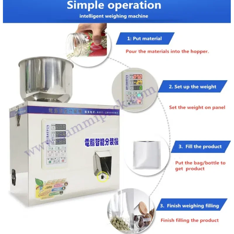 Tea Leaf Machine Automat Fill Scale Herb Filling And Weighing Machine Packing Machine Particle Powder Powder Filling Machine