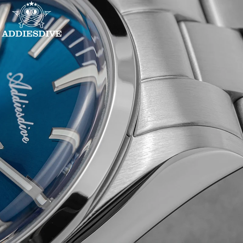 Addiesdive 39 مللي متر ساعة ميكانيكية أوتوماتيكية 100 متر مقاوم للماء relógios masculino BGW9 سوبر مضيئة اليابان NH35A ساعة رجالي