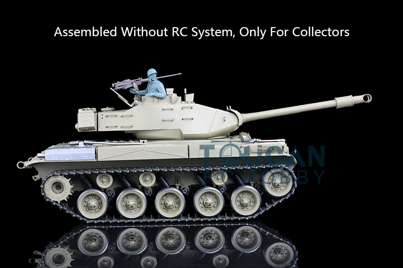 RC Tank 1/16 Heng Long Plastic USA Walker Bulldog Static Tank 3839 Track Model W/O Electronic Toys Gift TH08746