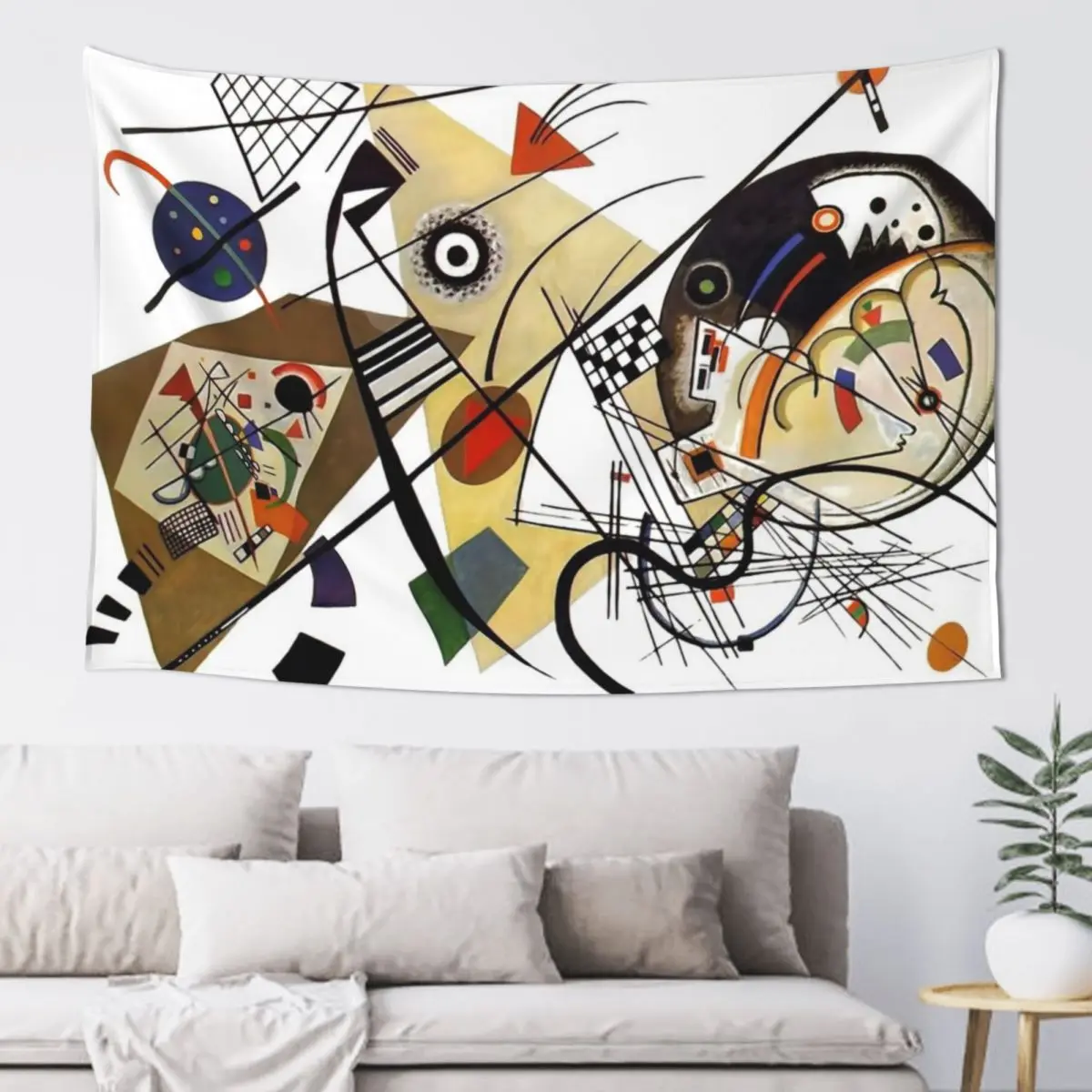 

Kandinsky Traverse Line, 1923 Tapestry Room Decorating Aesthetic Room Decore Aesthetic Tapestry