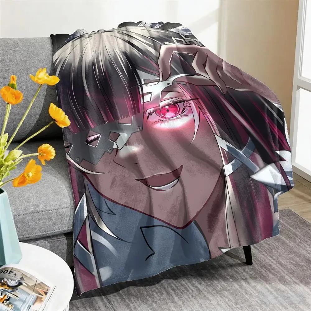 Columbina Genshin Impact Throw Flannel AC Blanket Lightweight Summer Nap Throw Cozy Blanket for Sofa Bed Travel Home
