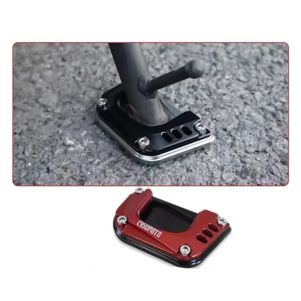 【Factory Direct】Motorcycle Enlarged Side Kickstand Foot Pad Fit VOGE CU525 Anti-Slip Side Stand Mod Kit