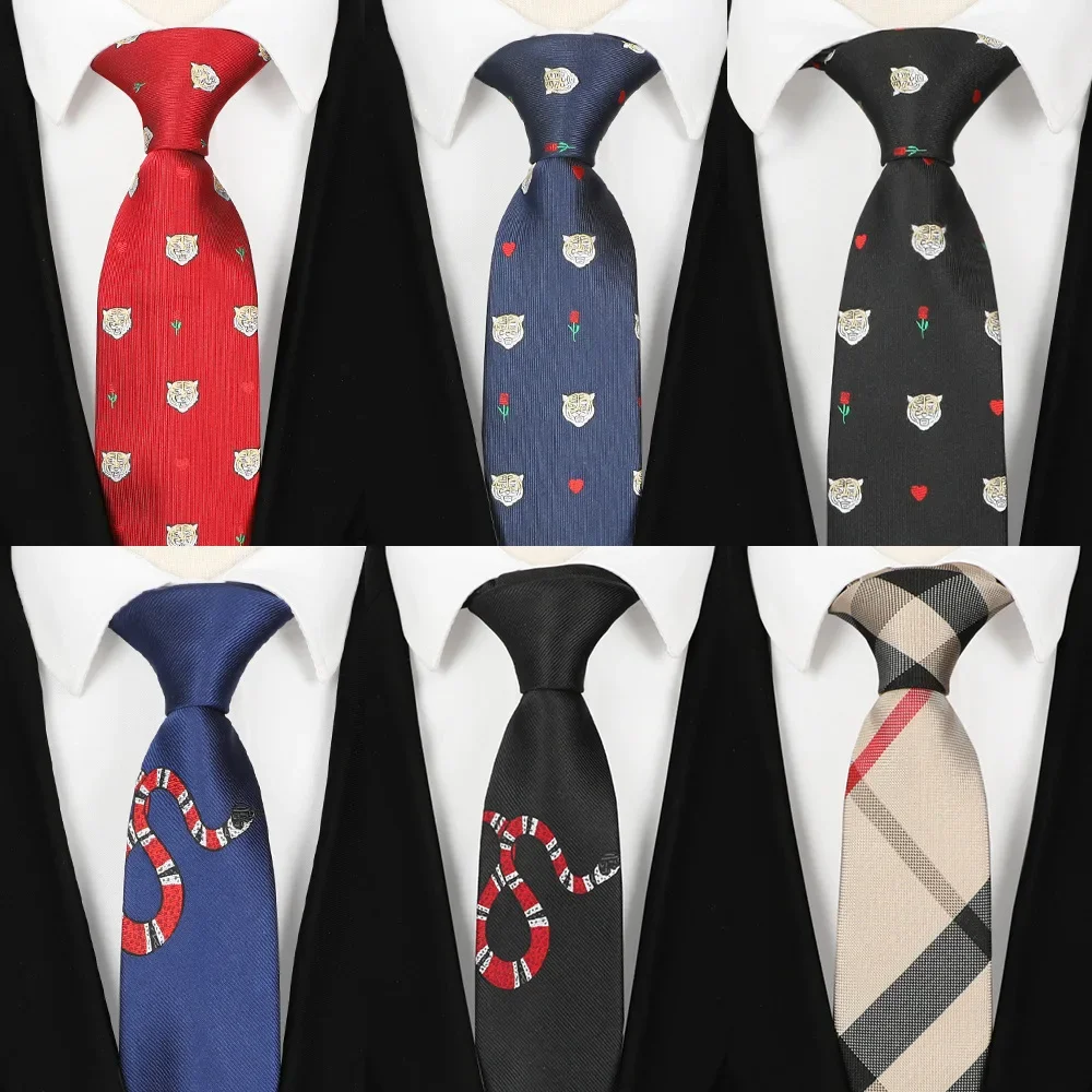 Winter New Men's Tie Casual Fashion Trend Formal Dress Business Wedding Groom Tie Gift Collar