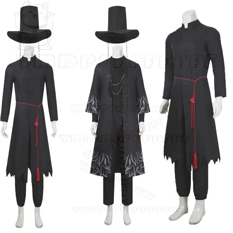 

Anime K-POP Witch Hunt cosplay Shajia boy boy group Qin Yu cosplay Beibi black songwriting costume set Halloween gift