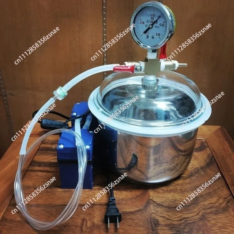 Electric Vacuum Sealed Barrel Stainless Steel Glass Vacuum Tank Negative Pressure Box Dryer Resin Epoxy Defoamer