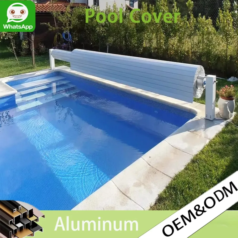 Pool Safety Cover, Heavy Duty PVC & Aluminum Pool Cover, Waterproof UV Resistant Anti-Drowning Pool Protector for Round