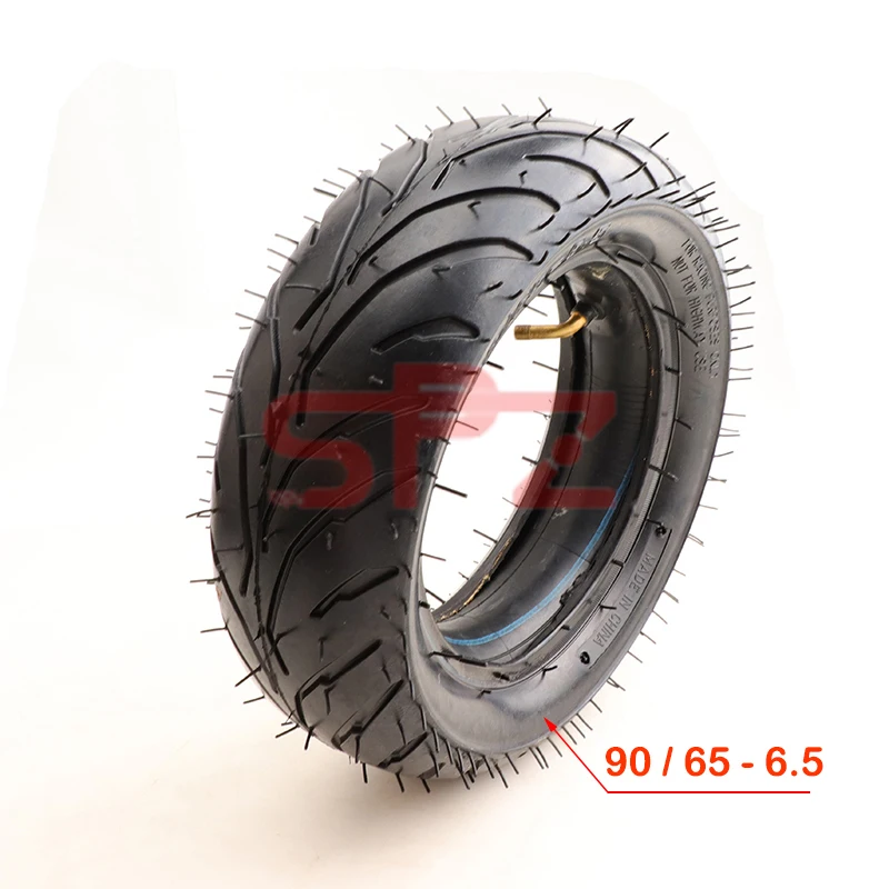 

90 / 65 - 6.5 Front Tire& 90/65-6.5 Inner Tube Bent Valve fits 49cc Mini Dirt Bike e Scooter Mini Moto