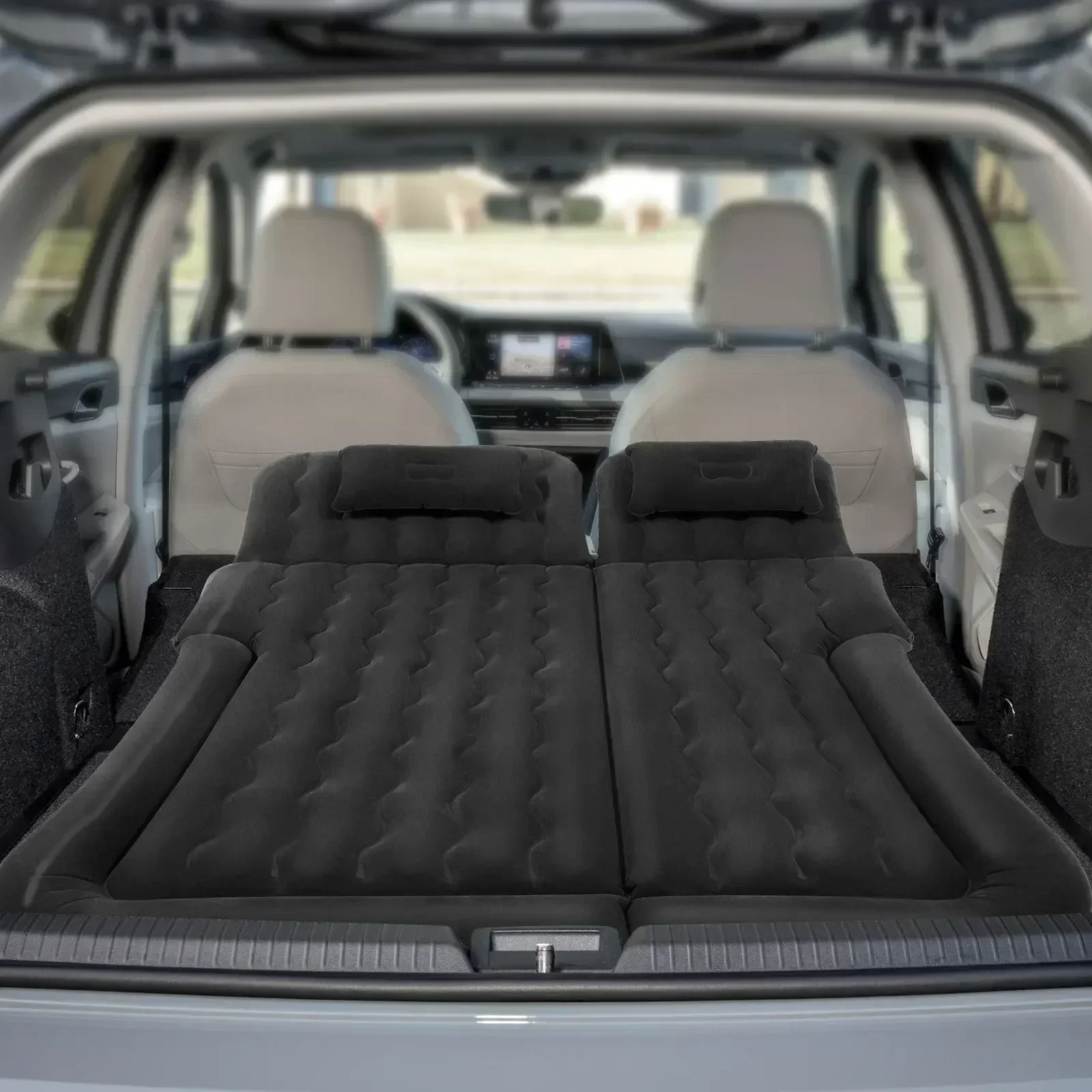 Matelas Gonflable Voiture SUV Xixikiss - Avec Pompe à Air - Pour Siège Arrière Ou Camping - 130x27x38cm