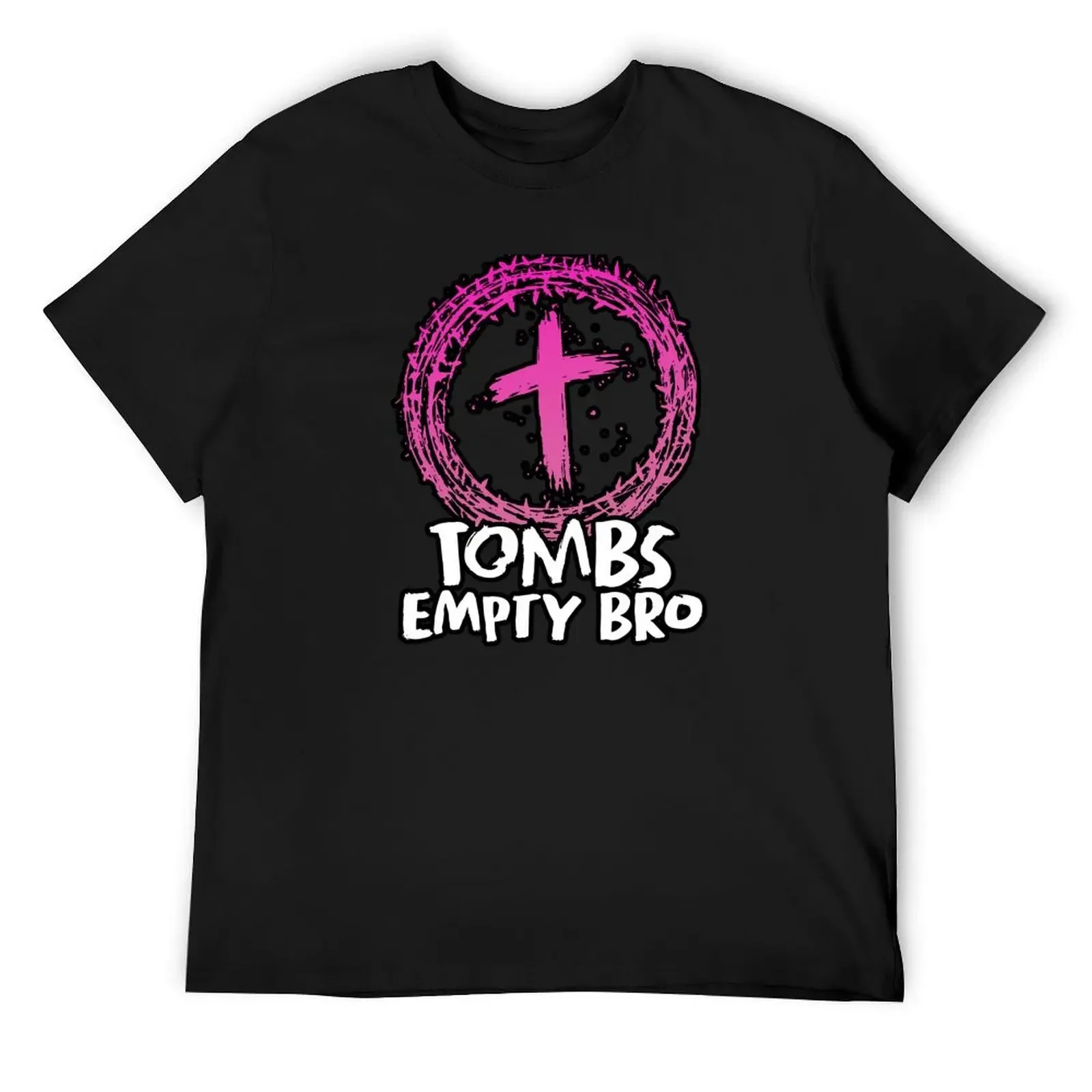 Tombs Empty Bro - Pink T-Shirt oversized t shirt graphic tee shirt korean fashion clothes for men