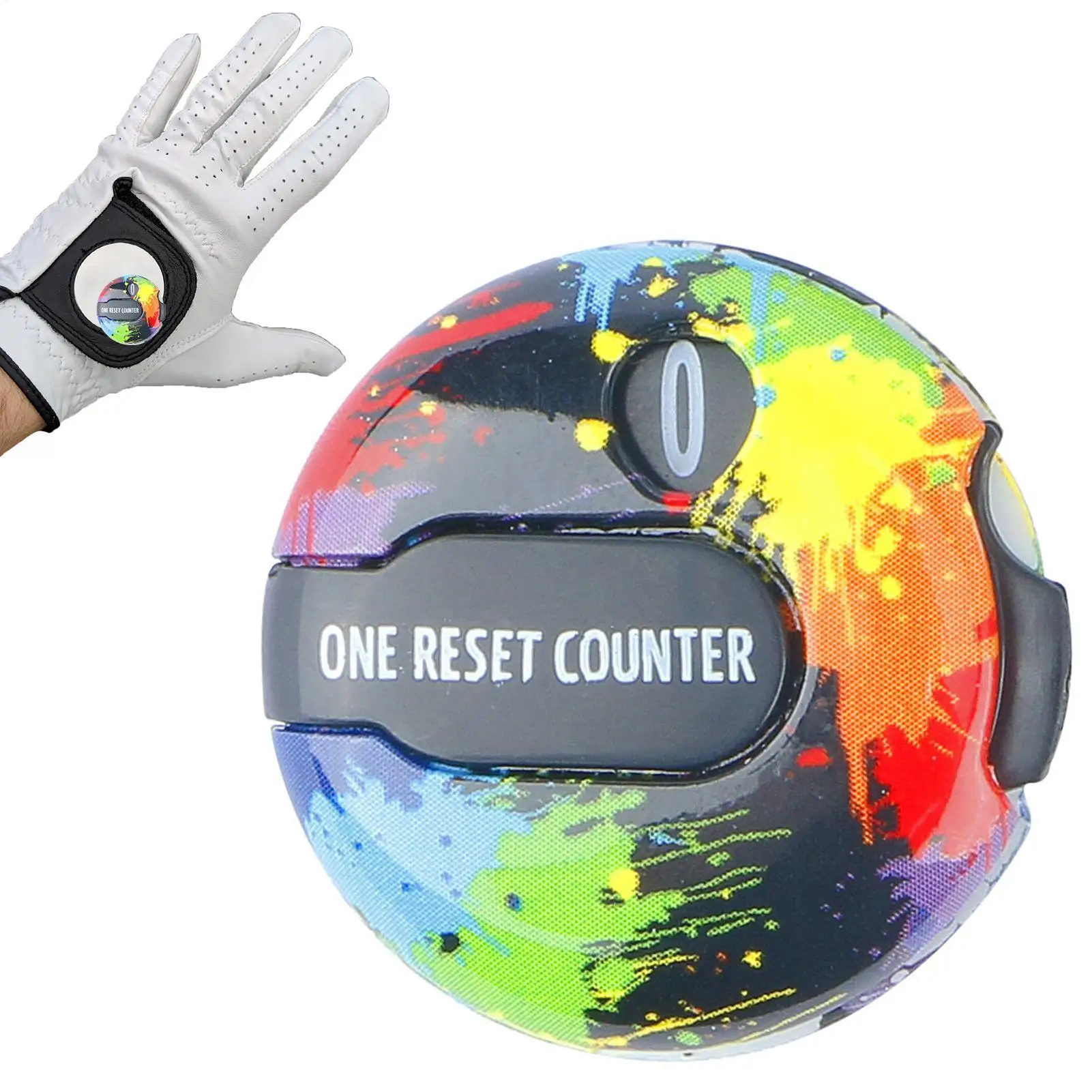 Golf Counter Portable Easy Reset Up Golf Score Counter Drop Ship With Hat Clip Portable Golf Counter