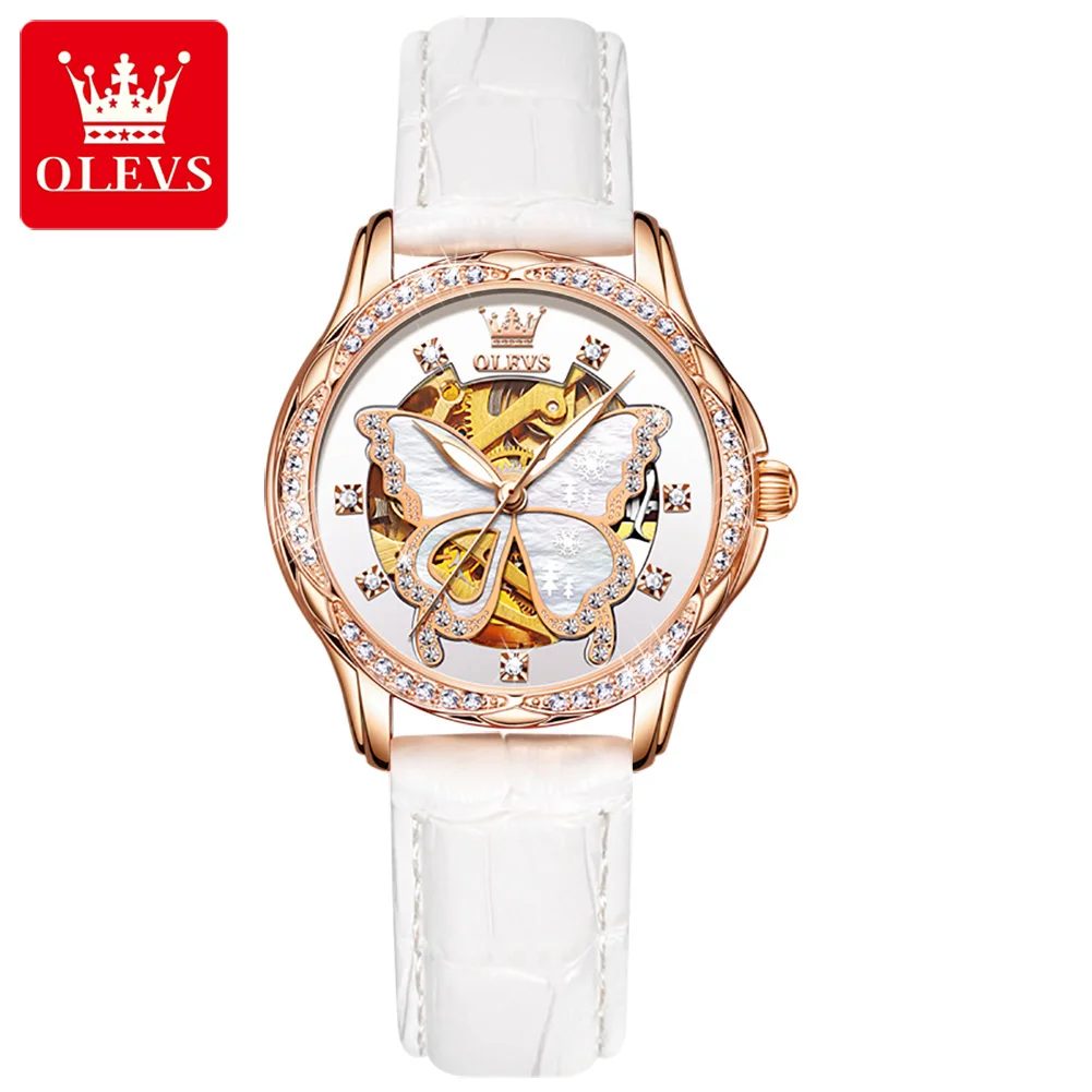 OLEVS Brand Watch Waterproof Night Light Fully Automatic Mechanical Watch Women's Watch 6622
