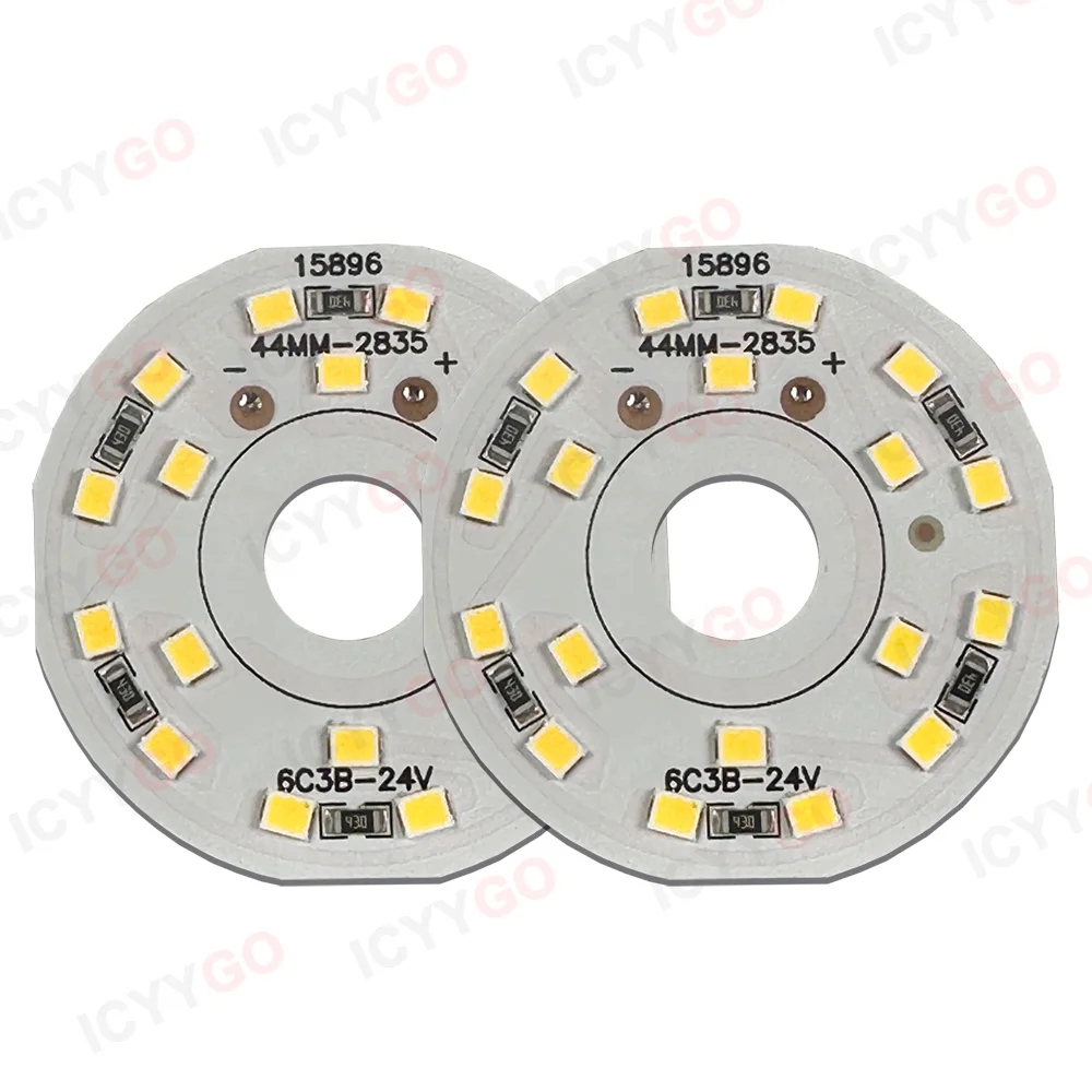 10 stuks DC24V 1W 3W 5W 9W LED-lampkralen Laagspanningslampbord LED SMD2835 Chiplamp Spotlight Downlight met lasdraad