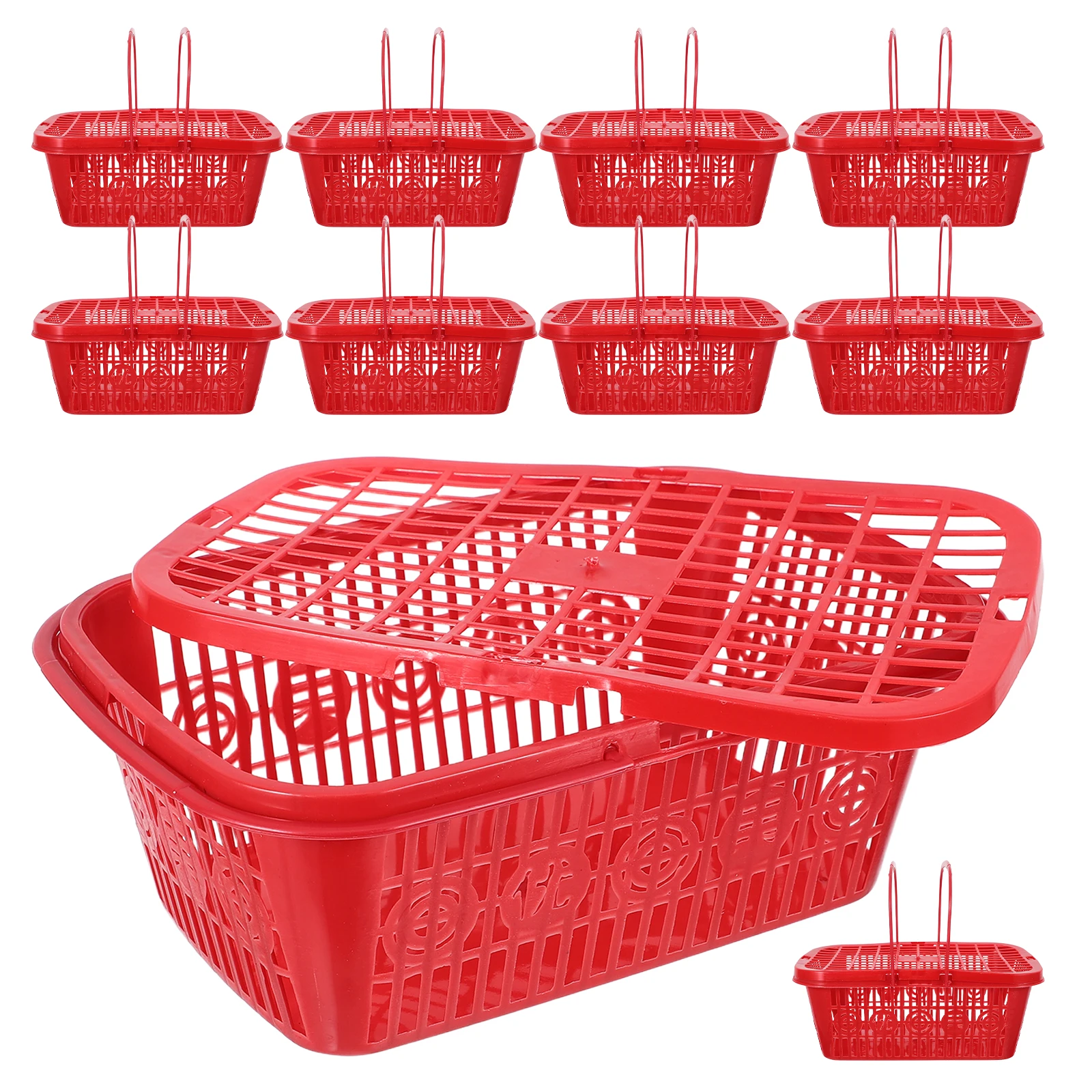 

10 Pcs Baskets Picking Fruit Portable Berry Container Camping Egg Storage Child