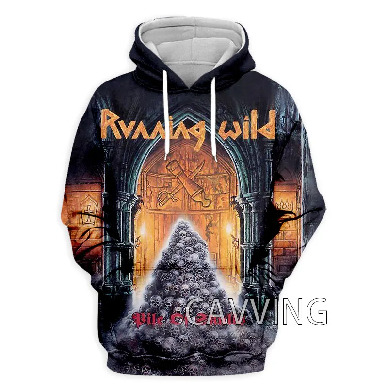 CAVVING 3D Printed  Running Wild Rock   Hoodies Hooded Sweatshirts Harajuku  Tops Fashion Clothing for Women/men