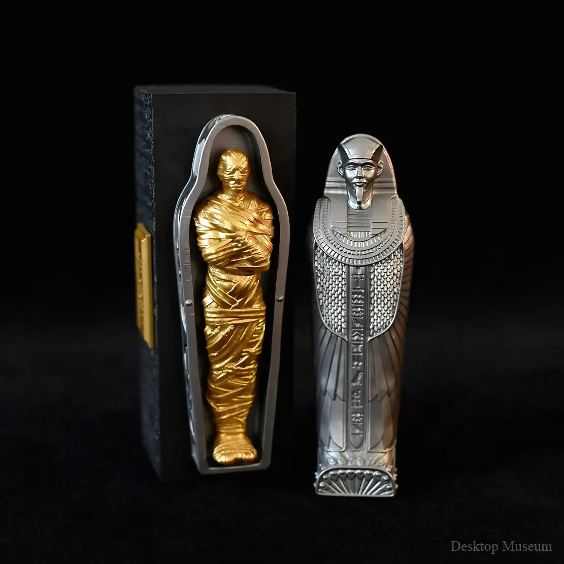 145mm Egyptian Pharaoh Mummy Resin Model Home Desktop Ornaments and Decorations Finished Colored Product Figurine Gift