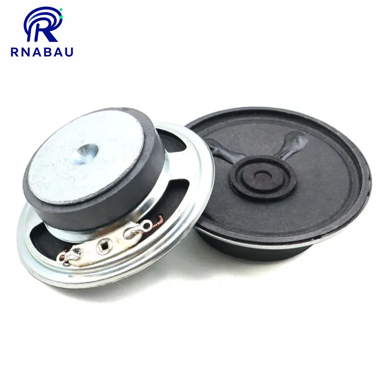 

50mm 4 Ohm 3 Watt Outer Magnetic Iron Shell Speaker Unit Paper Basin Round Loud Speaker Parts