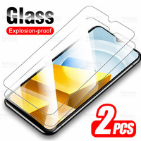 2Pcs Protective Glass For Xiaomi Poco M5 Tempered Glass Poko Pocco M5S M 5 5M PocoM5 S PocoM5s Armor Cover Screen Protector Film