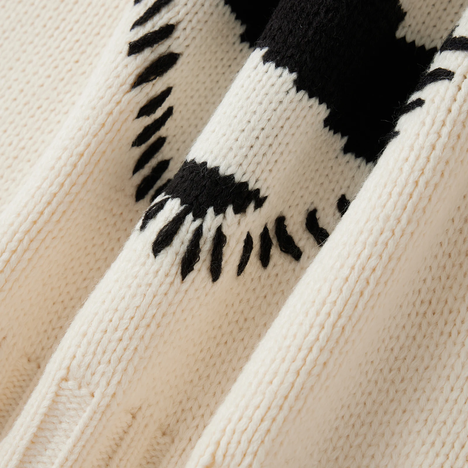 

Женский уютный свитер оверсайз с принтом в виде сердца и круглым вырезом, вязаный пуловер с длинными рукавами на осень